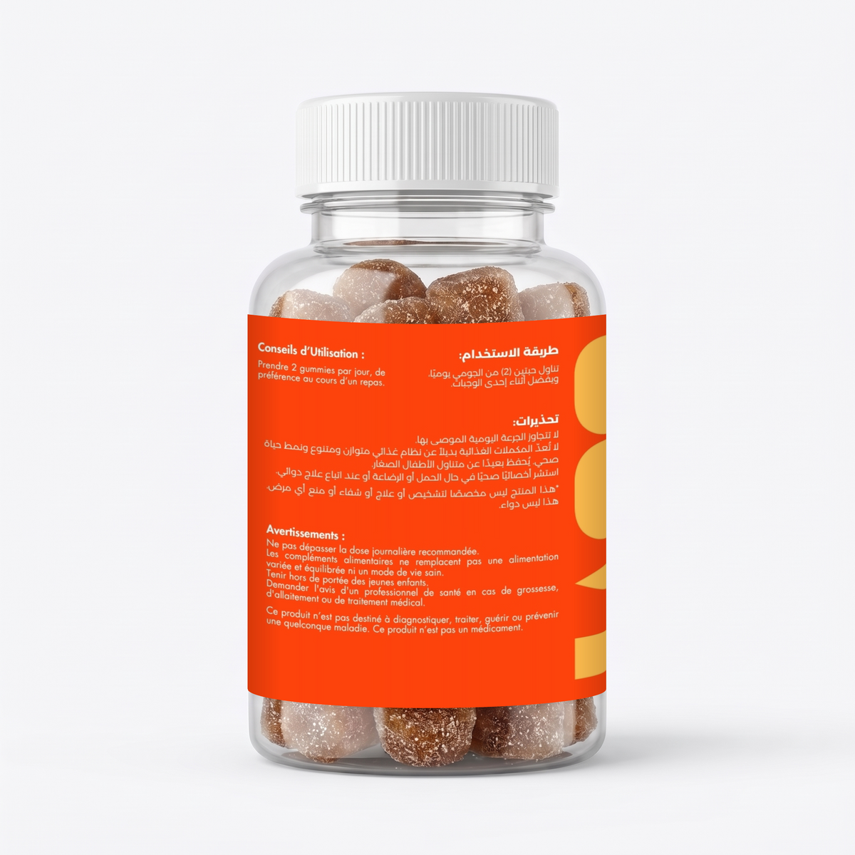 OOVI Multivitamines – vue de côté, conseils d’utilisation